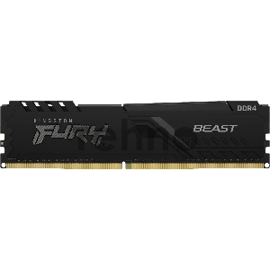 Оперативная память Kingston DRAM 8GB 3600MHz DDR4 CL17 DIMM FURY Beast Black EAN: 740617319798