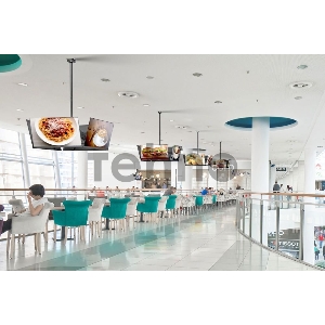 Потолочный кронштейн ONKRON CPRO2L-4 для 4 телевизоров 32”- 55 чёрный