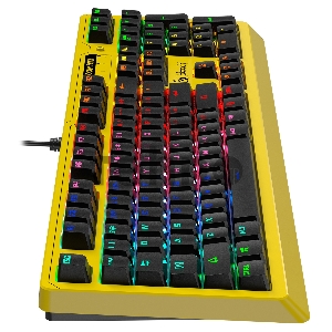 Клавиатура A4Tech Bloody B810RC Punk механическая желтый/черный USB for gamer LED