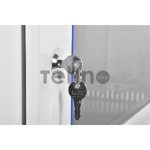 Шкаф телеком. настенный разборный 15U (600х350) дверь стекло (ШРН-Э-15.350) (1 коробка)