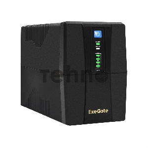 ИБП ExeGate SpecialPro UNB-600.LED.AVR.4C13.RJ.USB <600VA/360W, LED, AVR, 4*C13, RJ45/11, USB, Black>