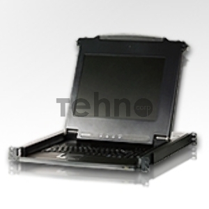 Консоль управления для KVM-переключателей ATEN (CL1000M-ATA-RG) 19, SVGA+KBD+MOUSE PS/2, с KVM-шнуром PS/2 1.8м., LCD экран 17, лат./рус. клавиатура