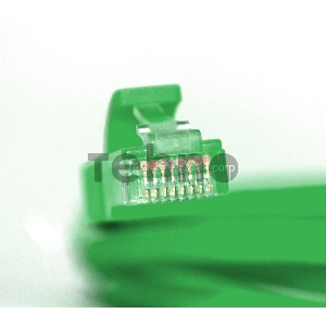 Патч-корд Greenconnect Патч-корд UTP прямой 0.5 m AWG24 кат.5е,  RJ45, медь, литой, многожильный, пластик пакет (Зеленый) (GCR-LNC05-0.5m)