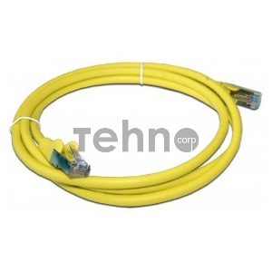Кабель Патч-корд Lanmaster LAN-PC45/S5E-5.0-YL вилка RJ-45-вилка RJ-45 кат.5е 5м желтый LSZH (уп.:1шт)