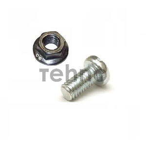 Комплект монтажный № 1 (винт, шайба, гайка),  упаковка 50 шт. (КМ-1-50) (50 шт)