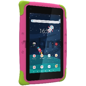 Планшет Topdevice Kids Tablet K7, 7.0 (1024x600) IPS display, Android 11 (Go edition) + HMS apps, up to 1.8GHz 4-core RK3566, 2/16GB, BT 4.1, WiFi, USB-C, microSD card slot, 0.3MP front cam + 2.0MP rear cam, 3000mAh bat, Pink