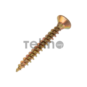 Саморез универсальный 3,5х30, желтый цинк, пакет (1000 шт/уп) KRANZ