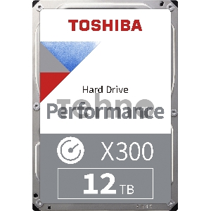 Жесткий диск Toshiba SATA-III 12Tb HDWR21CUZSVA X300 (7200rpm) 256Mb 3.5