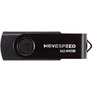 Накопитель USB2.0 64GB Move Speed M2 черный