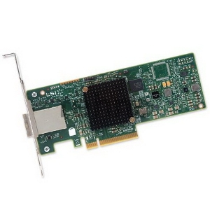 Контроллер LSI SAS9300-8E (PCI-E 3.0 x8, LP, EXTERNAL) SGL SAS12G, 8port (2*extSFF8644), Каб.отдельно