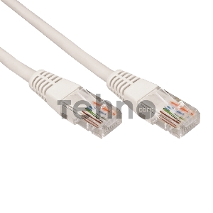 Патч-корд U/UTP, CAT 5e, RJ45-RJ45, 26AWG, ZH нг(А)-HF, серый, 1м  REXANT