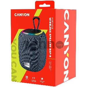 Портативная беспроводная колонка CANYON BSP-8, Bluetooth Speaker