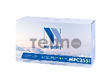 Тонер-картридж NVPrint совместимый Ricoh Aficio MP C2551 желтый для MP C2051/C2051AD/C2551/C2551AD (9500k)