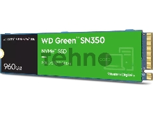 Твердотельный накопитель SSD WD Green SN350 NVMe WDS960G2G0C 960ГБ M2.2280 (TLC)