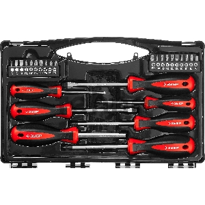 Набор отверточный Зубр 25027 27 предметов (жесткий кейс)