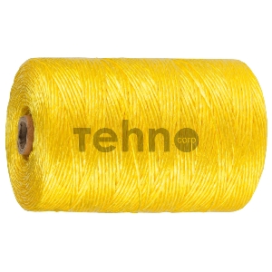 Шпагат ЗУБР многоцелевой полипропиленовый, желтый, d=1,8 мм, 60 м, 50 кгс, 1,2 ктекс