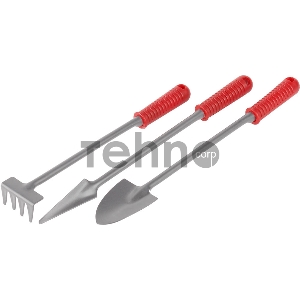 [Наборы садовые] Набор GRINDA для ухода за комнатными растениями: Совок посадочный широкий, совок посадочный, грабельки, 3 предмета [8-422460-H3_z01]