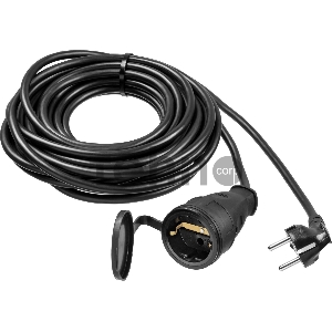 Удлинитель-шнур ЗУБР ПВС 315-Ш 55020-10  10м 3500Вт 1гнездо IP44 ПВС 3х1,5мм2