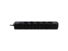 Фильтр SVEN SF-05LU 3.0 м (5 евро розеток,2*USB(2,4А)) черный, цветная коробка Surge protector SVEN SF-05LU 3.0 м (5 евро розеток,2*USB(2,4А)) черный, цветная коробка