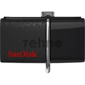 Флеш Диск Sandisk 16Gb Ultra Dual SDDD2-016G-GAM46 USB3.0 черный
