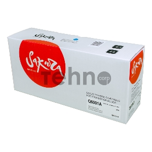 Картридж SAKURA Q6001A для LaserJet 1600/2600n/2605/2605dn/2605dtn/CM1015MFP/CM1017MFP, синий, 2000 к.