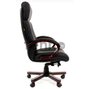 Офисное кресло Chairman 421 Россия кожа черная