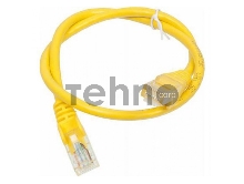 Кабель Патч-корд Lanmaster UTP TWT-45-45-0.5-YL вилка RJ-45-вилка RJ-45 кат.5е 0.5м желтый ПВХ (уп.:1шт)