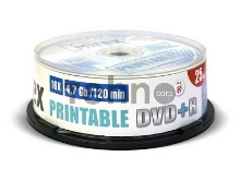 Диск DVD+R Mirex 4.7 Gb, 16x, Cake Box (25), Ink Printable (25/300)