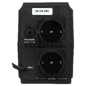 Источник бесперебойного питания ExeGate EP244543RUS Power Back BNB-600<600VA, Black, 2 евророзетки>