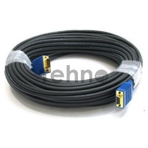 Кабель VGA DB15 (m)/DB15 (m) 20м феррит.кольца Кабель VGA DB15 (m)/DB15 (m) 20м феррит.кольца
