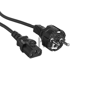 Кабель питания ExeGate Special PC-1,8S (Евровилка Schuko->С13) 3*0.75mm2, CCA, черный, 1.8м.