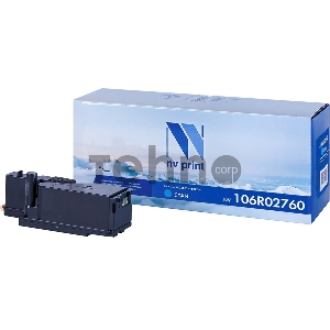 Картридж NVPrint совместимый Xerox 106R02760 Cyan для Phaser 6020/6022/WorkCentre 6025/6027 (1000k)