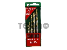 Набор сверел Hammer Flex 202-904 DR set No4 (5pcs) 4-10mm  камень, 5шт. 30785