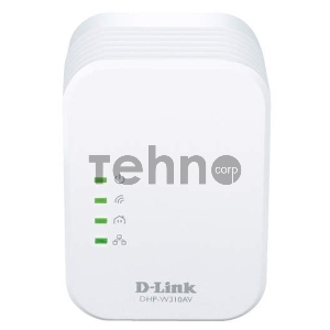 Беспроводной PowerLine-адаптер D-Link DHP-W310AV N300 с поддержкой HomePlug AV