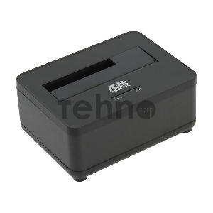 Докстанция 2,5/3,5 SATAIII AgeStar 3UBT7 (BLACK) USB 3.0, пластик+алюминий, черная