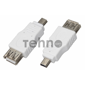 Переходник гнездо USB-A (Female)-штекер miniUSB (Male) REXANT