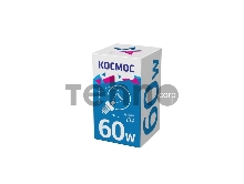 Лампа накаливания Шар 60Вт E14 прозр. Космос LKsmSSpCL60E14v2