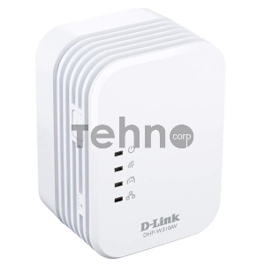 Беспроводной PowerLine-адаптер D-Link DHP-W310AV N300 с поддержкой HomePlug AV