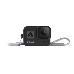 GoPro Силиконовый чехол с ремешком для камеры HERO8 черный AJSST-001 (Sleeve +  Lanyard), фото 3