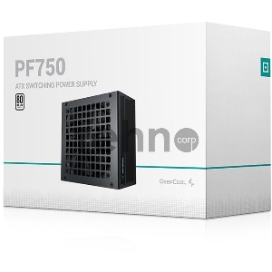 Блок питания Deepcool ATX 750W PF750 80 PLUS WHITE (20+4pin) APFC 120mm fan 6xSATA RTL