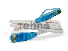 Патч-корд Hyperline U/UTP, Cat.6, LSZH, 1.5 м, белый