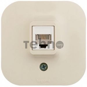 Электроустановочные изделия Legrand Legrand 782244 Розетка RJ11 (Слоновая кость)