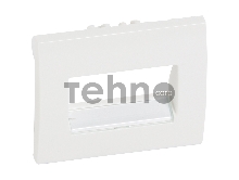 Лиц. панель д/телефон. и RJ45 роз., белый