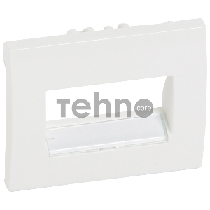 Лиц. панель д/телефон. и RJ45 роз., белый