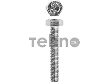 Болт ГОСТ 7798-70, M6 x 35 мм, 5 кг, кл. пр. 5.8, оцинкованный, ЗУБР