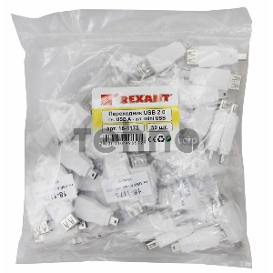 Переходник гнездо USB-A (Female)-штекер miniUSB (Male) REXANT
