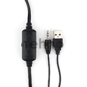 Акустическая система 2.0 Гарнизон GSP-150, черный, 6 Вт, FTB-динамики, материал- пластик, USB - питание