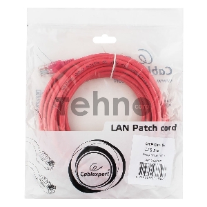Патч-корд UTP Gembird/Cablexpert PP12-5M/RO кат.5e, 5м, литой, многожильный (розовый)