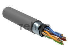 Кабель связи витая пара F/UTP кат. 5E 4 пары PVC 1м сер. GENERICA ITK BC1-C5E04-311-305-G