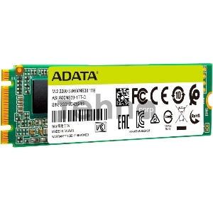 Твердотельный накопитель SSD M.2 2280 1TB ADATA SU650 Client SSD [ASU650NS38-1TT-C] SATA 6Gb/s, 550/510, IOPS 80/60K, MTBF 2M, 3D TLC, RTL (936028)